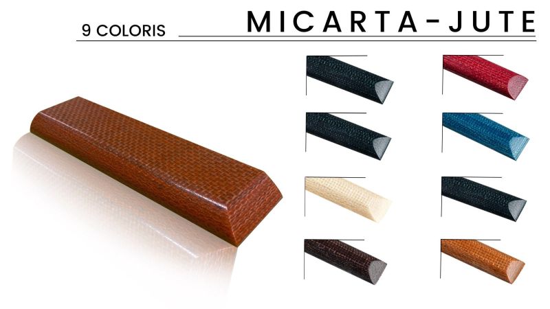 Plaque Micarta Jute pour manche de couteau | Mercorne