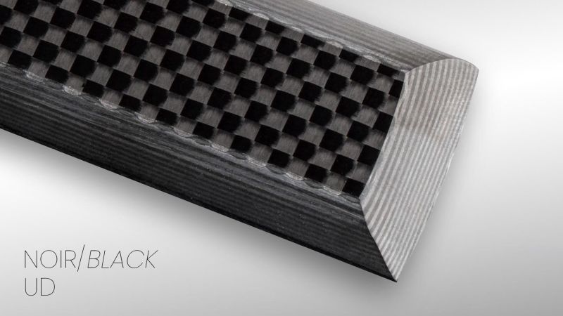 One-way carbon fibre - without mesh
