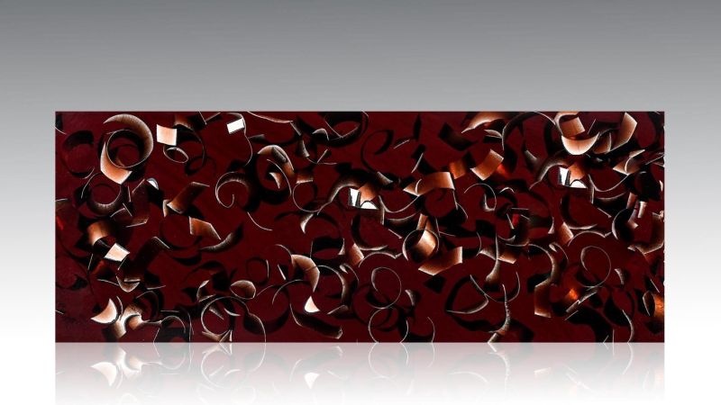 Funkfarbene Aluminium- und Epoxychips, Foto/thermochrom und phosphoreszierende