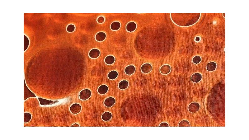 Edle "Mond" - Metallgas und Epoxidharz - für Messer