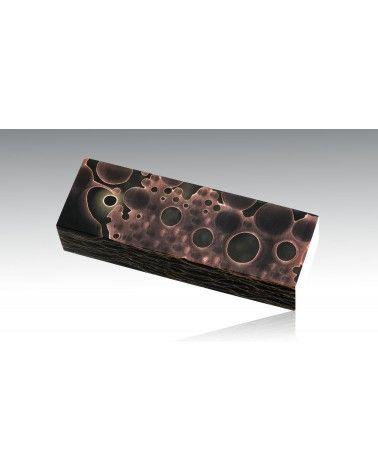 Noble "moon" - Metal gauze and epoxy resin - for knives