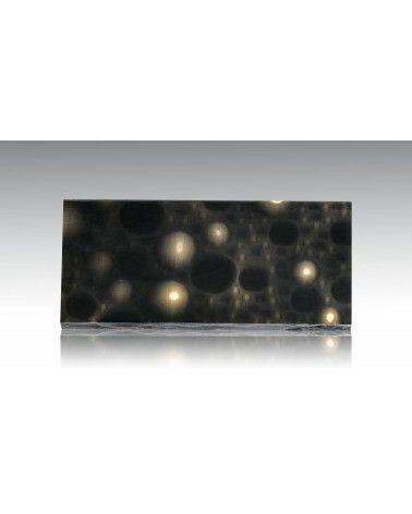 Noble "moon" - Metal gauze and epoxy resin - for knives