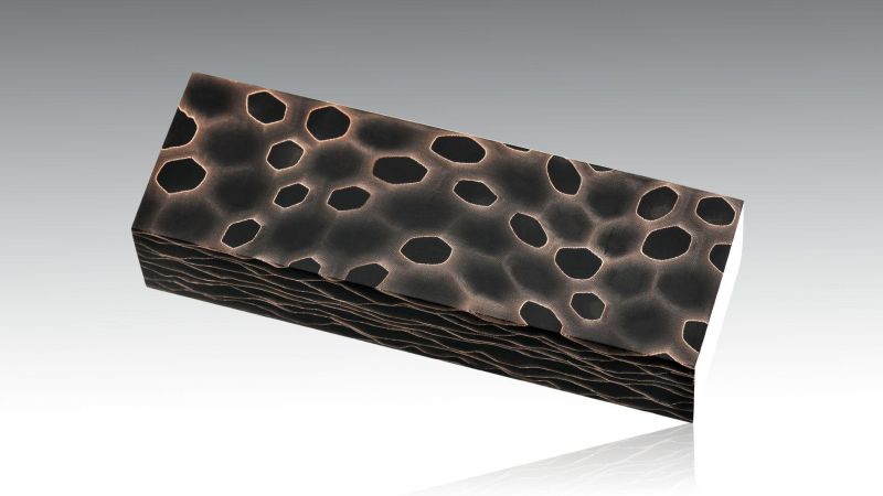 Noble "nid of wasps " - Metallgas und Epoxidharz - für Messer