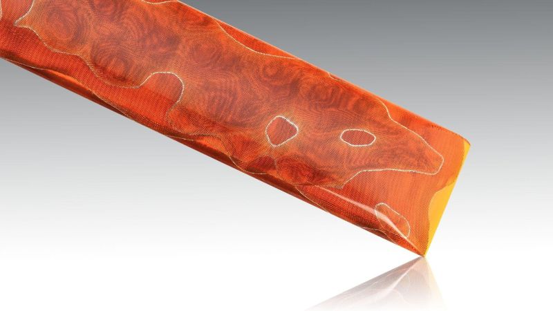 Noble "nid of wasps " - Metallgas und Epoxidharz - für Messer