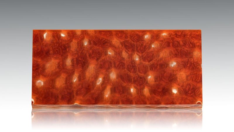 Nobile "nido di vespe " - Metal gas e resina epossidica - per coltelli