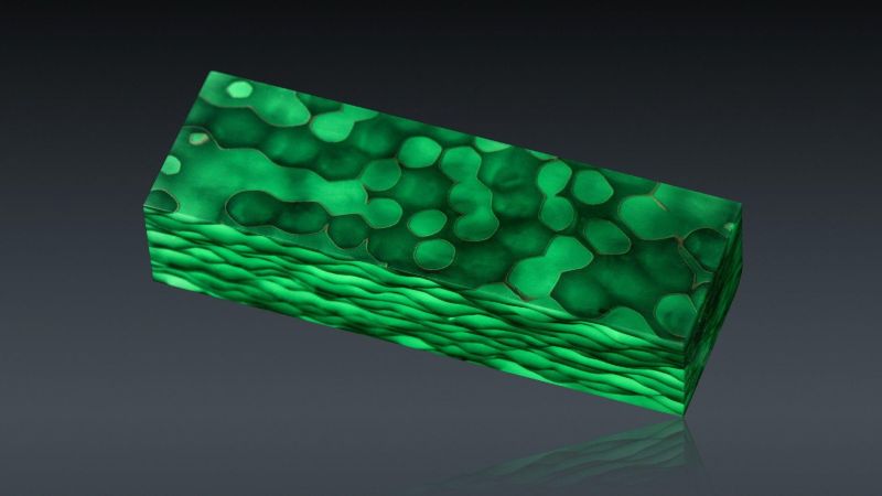 Nobile "nido di vespe " - Metal gas e resina epossidica - per coltelli