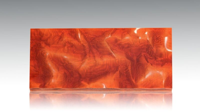 Edle "VAGUE " - Metallgas und Epoxidharz - für Messer