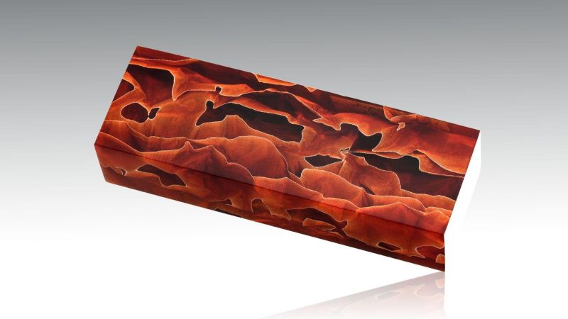 Noble "VAGUE " - Metal gas and epoxy resin - for knives