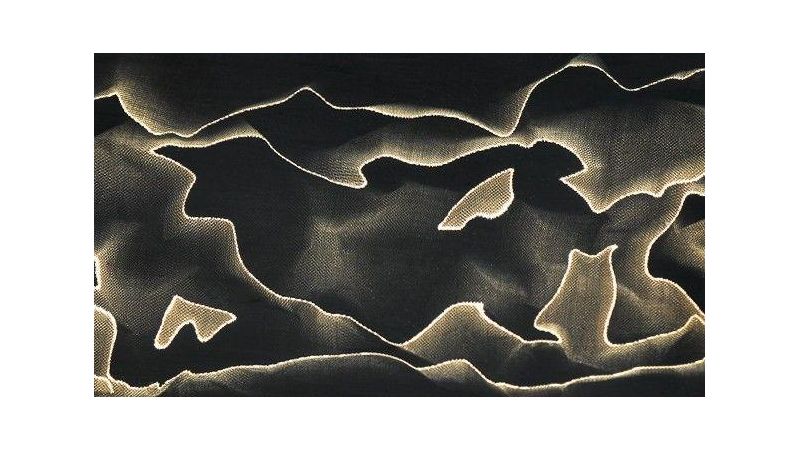 Edle "VAGUE " - Metallgas und Epoxidharz - für Messer