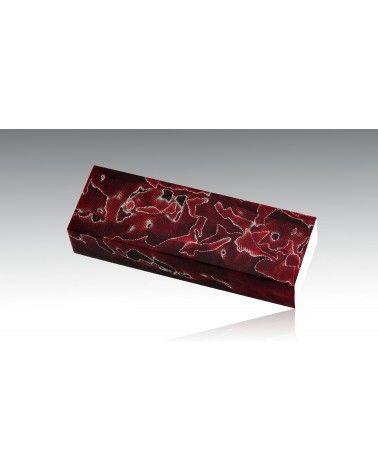 Alume "vague" - gaze d'aluminium et résine époxy  - pour coutellerie