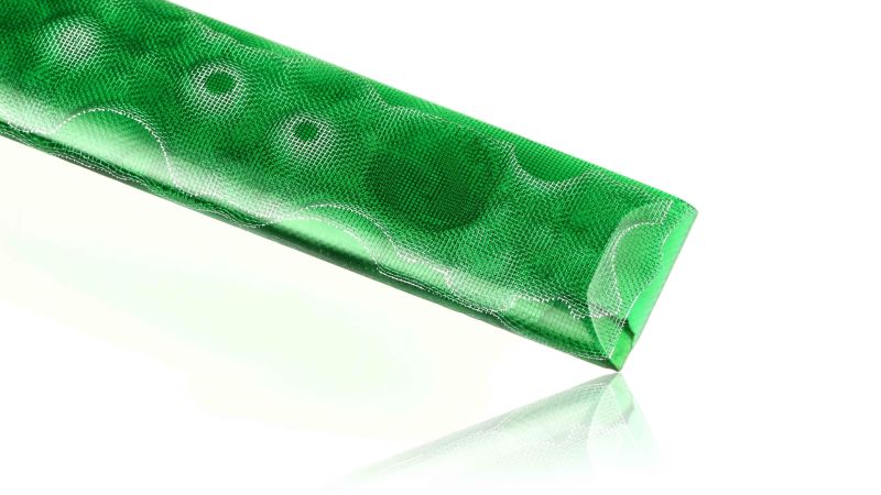 Vague" Aluminium - Aluminium Gaze und Epoxidharz - für Besteck