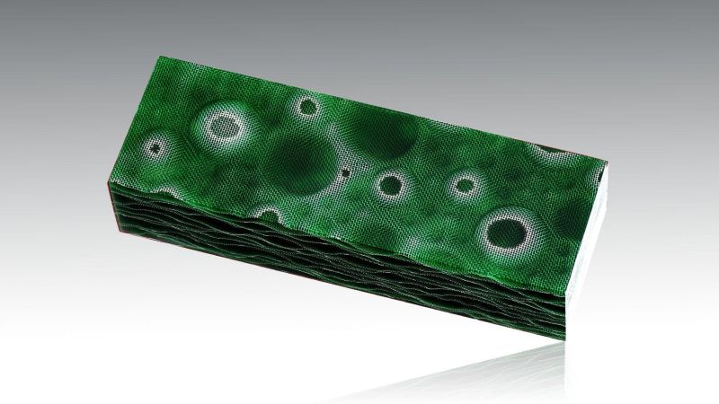 Mond - Aluminium Gaze und Epoxidharz - für Besteck