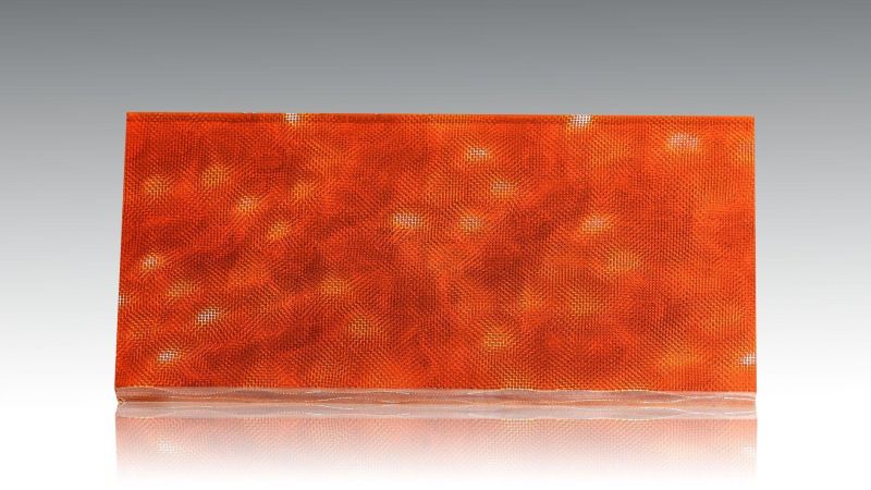 Alum "nid de wasps" - Aluminium Gaze und Epoxidharz - für Besteck