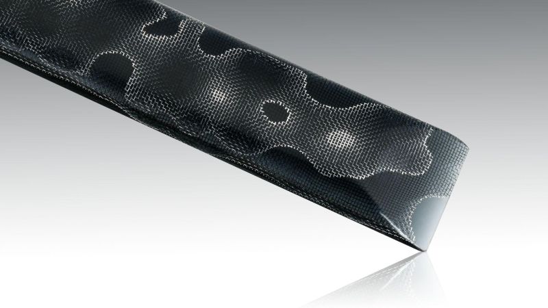 Alum "nid de wasps" - aluminium gauze and epoxy resin - for cutlery