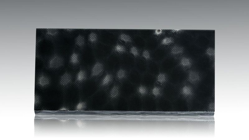 Alum "nid de wasps" - Aluminium Gaze und Epoxidharz - für Besteck