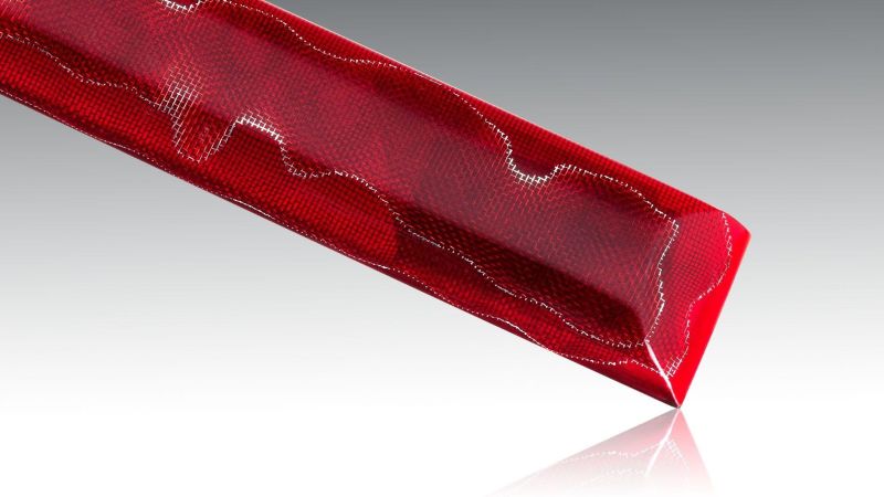 Alum "nid de wasps" - aluminium gauze and epoxy resin - for cutlery