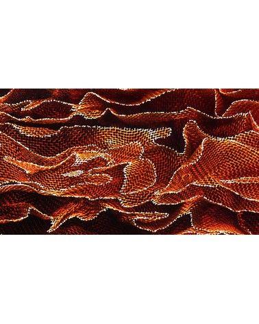 Alume "vague" - gaze d'aluminium et résine époxy  - pour coutellerie