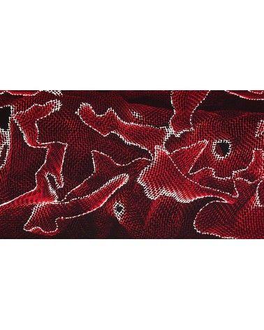 Alume "vague" - gaze d'aluminium et résine époxy  - pour coutellerie