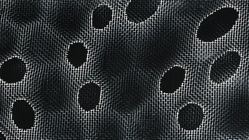 Alum "nid de wasps" - Aluminium Gaze und Epoxidharz - für Besteck