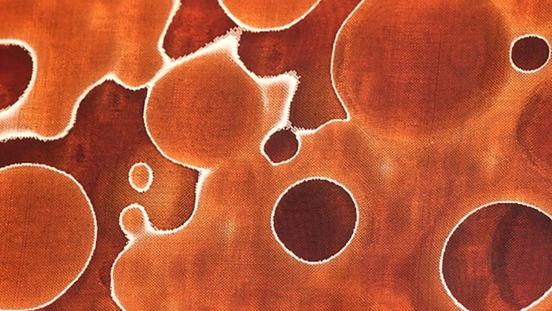 Noble "moon" - Metal gas e resina epossidica - per coltelli