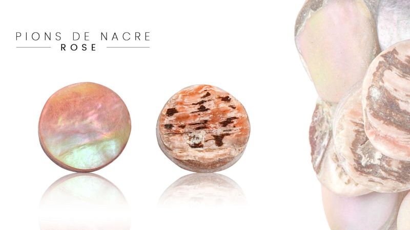 Mother-of-pearl: white, black, yellow (set of 100grs)