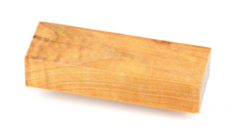 OFERTA: Bloque de Álamo Flameado Estabilizado Oro - Raffir