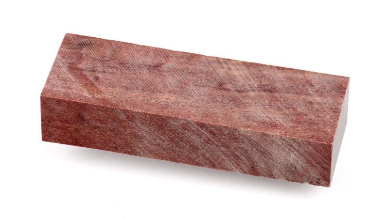 SOLDE : Bloc de Peuplier flammé stabilisé marron - Raffir