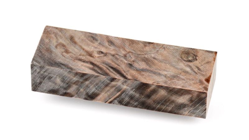 Blocco di nappa di pioppo stabilizzato Raffir - Nero