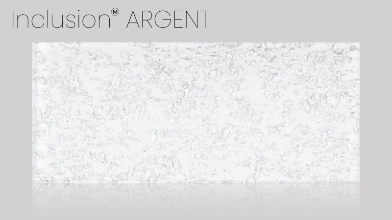 Inclusione di vere foglie d'oro, argento, ottone o rame - Resina PMMA - fatto in Francia