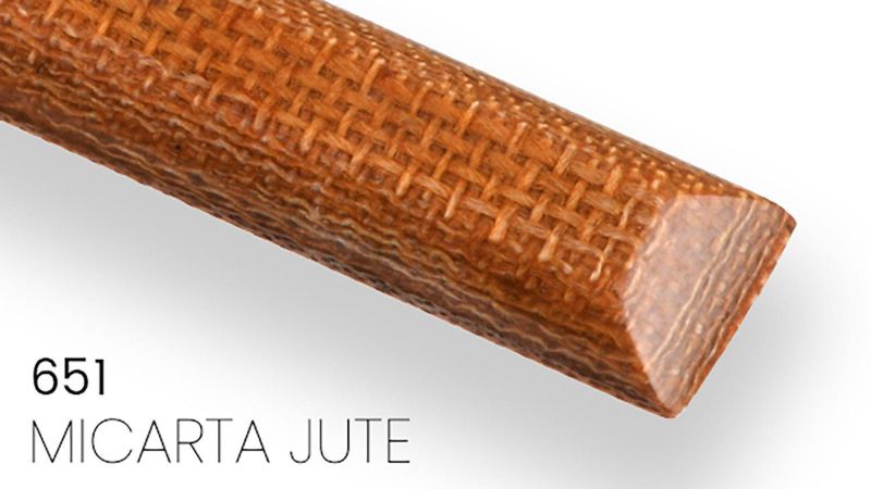 Micarta jute- compression plates under high pressure of paper or fabric