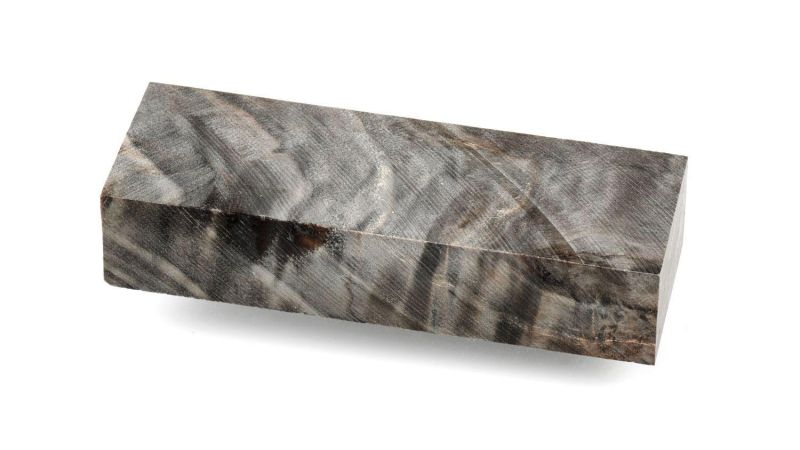 Blocco di pioppo fiammeggiante stabilizzato - Nero - Raffir