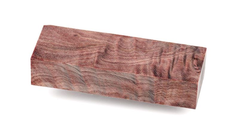 Bloc de Peuplier Flammé stabilisé Raffir - marron