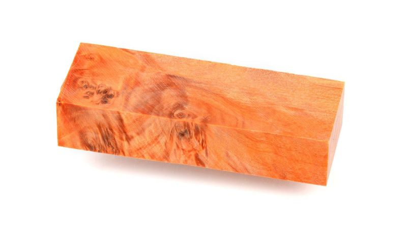 Stabilisiertes Flammenpappelblock - Orange - Raffir