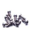 Stainless steel screw A2 curved head - multi-dimensional and color for knives