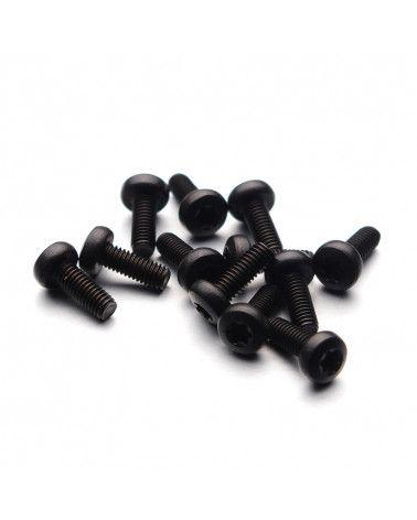 Stainless steel screw A2 curved head - multi-dimensional and color for knives