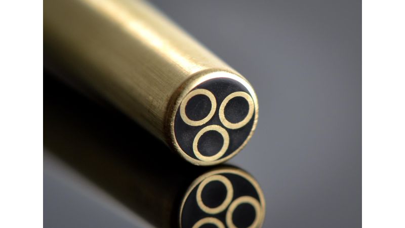 Brass Mosaic Rivet (Diameter 4 mm): Add a Unique Style Touch to Your Knife Creations - Made in France