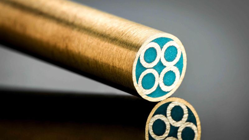 Brass Mosaic Rivet (Diameter 6 mm): Add a Unique Style Touch to Your Knife Creations - Made in France