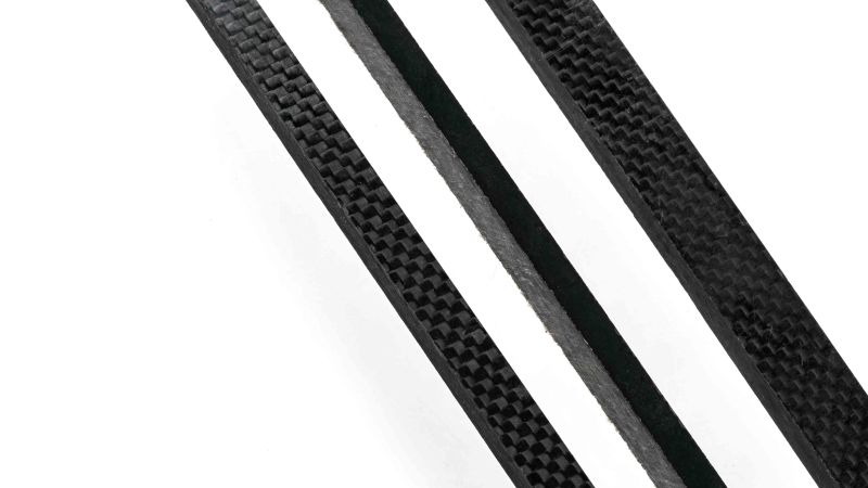 Fibras de carbono tejidas (muchos restos) - para objetos pequeños