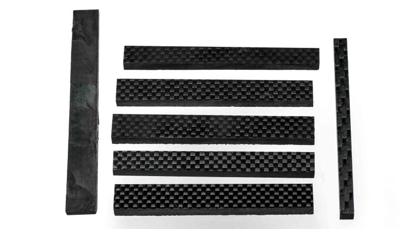 Woven carbon fibers (scrap lot) - for small object