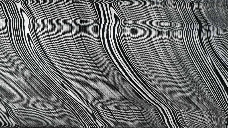 Barre de Damasteel, damas aux inspirations nordiques