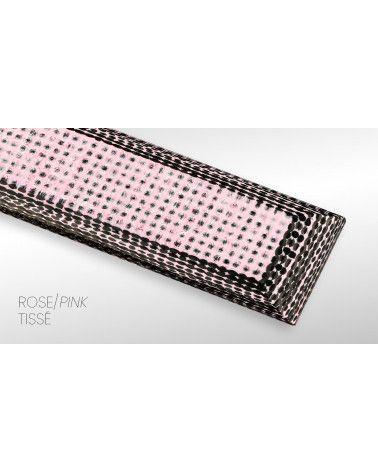 Black and coloured woven carbon fiber - classic: resistant and lightweight