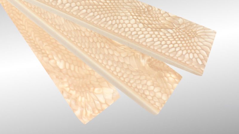 Imitación de piel de serpiente Juma: composites fáciles de trabajar