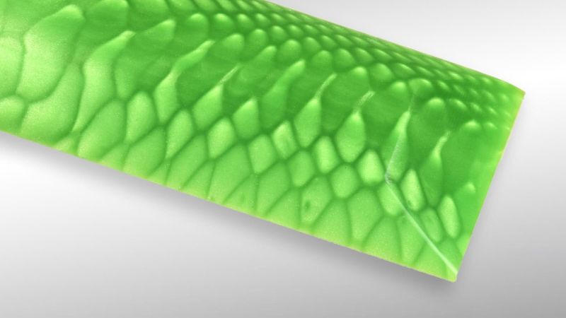 Imitación de piel de serpiente Juma: composites fáciles de trabajar