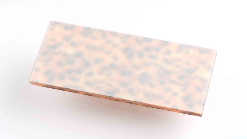 Placa inclusiones En Résina tejidos de leopardo