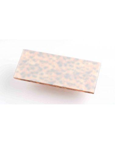 Placa inclusiones En Résina tejidos de leopardo