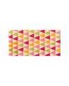 Plate inclusion fabric geometric patterns red