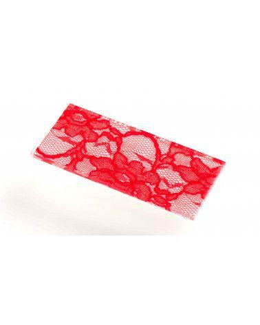 Inclusione di vero tessuto di pizzo - Resina PMMA - fatto in Francia