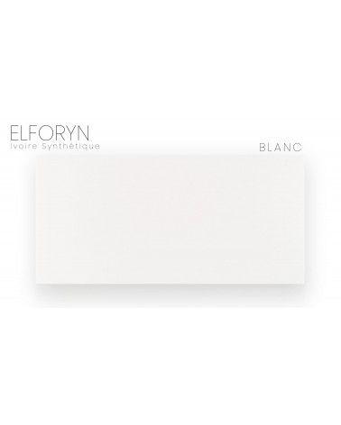 Plaque Elforyn / ivoire synthétique (blanc, ivoire et marbré)