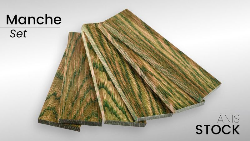 Stabilisierter Eichenholz-Griff - Raffir