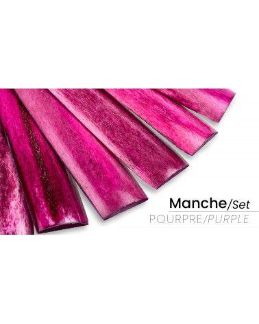 Manche os de chameaux teintés en France (plaquettes x2) 2